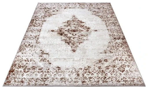 RugsDirect Online Traditional Shine 105917 Cream Brown Rug - Woven Rugs