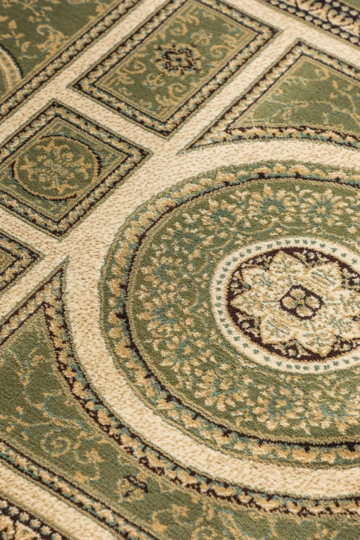 RugsDirect Online Traditional Herat 2 105991 Olive-Green Cream Rug - Woven Rugs