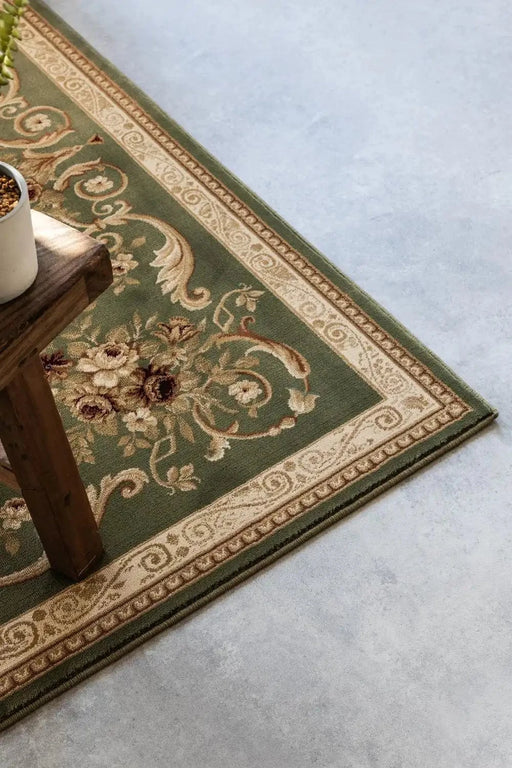 RugsDirect Online Traditional Herat 2 105996 Olive-Green Rug - Woven Rugs