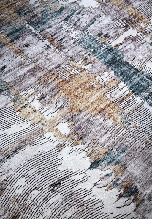 RugsDirect Online Funky Imagination v2 Hans 106038 Saphire Gold Rug - Woven Rugs