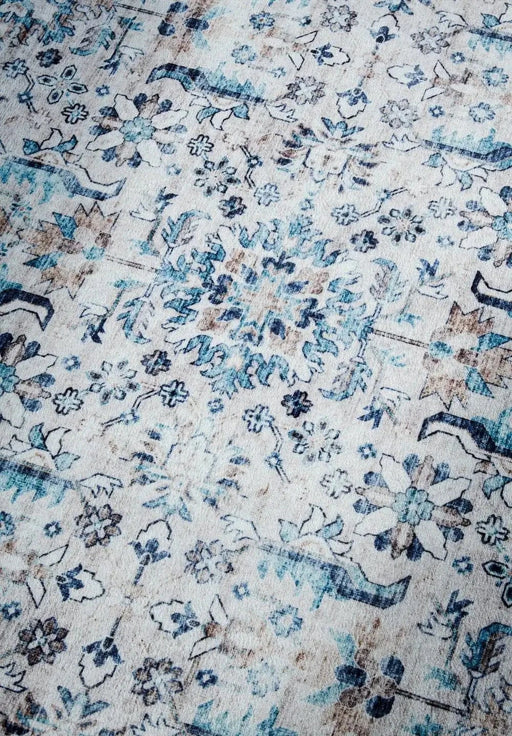 RugsDirect Online Funky Imagination v2 Hans 106042 Cream Blue Rug - Woven Rugs