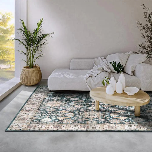 RugsDirect Online Funky Imagination v2 Hans 106044 Blue Cream Rug - Woven Rugs