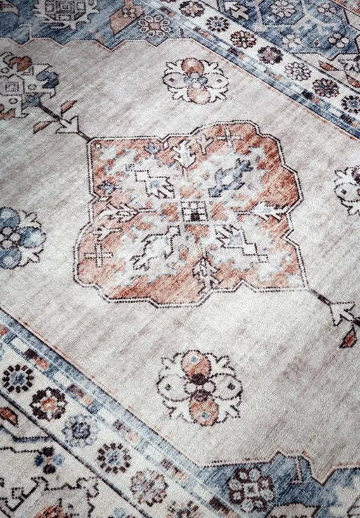 RugsDirect Online Traditional Asya 106046 Blue Copper Rug - Woven Rugs