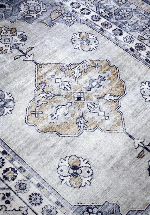 RugsDirect Online Traditional Asya 106047 Blue Gold Rug - Woven Rugs