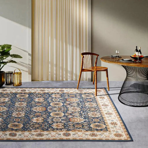 RugsDirect Online Traditional Kollektion 1767 106055 Blue Cream Rug - Woven Rugs
