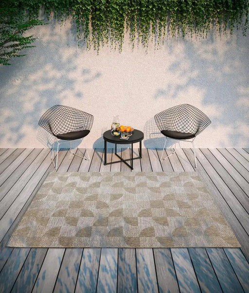 RugsDirect Online Modern Kollektion 1836 Indoors or Outdoors 106078 Natural Brown Rug - Woven Rugs