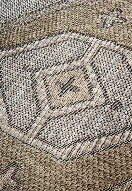 RugsDirect Online Modern Kollektion 1836 Indoors or Outdoors 106079 Natural Brown Rug - Woven Rugs