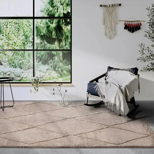 RugsDirect Online Plain/Nearly Plain Elle Gallery 106081 Beige Rug - Woven Rugs