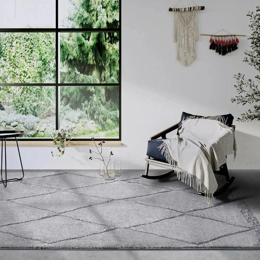 RugsDirect Online Plain/Nearly Plain Elle Gallery 106082 Light Grey Rug - Woven Rugs