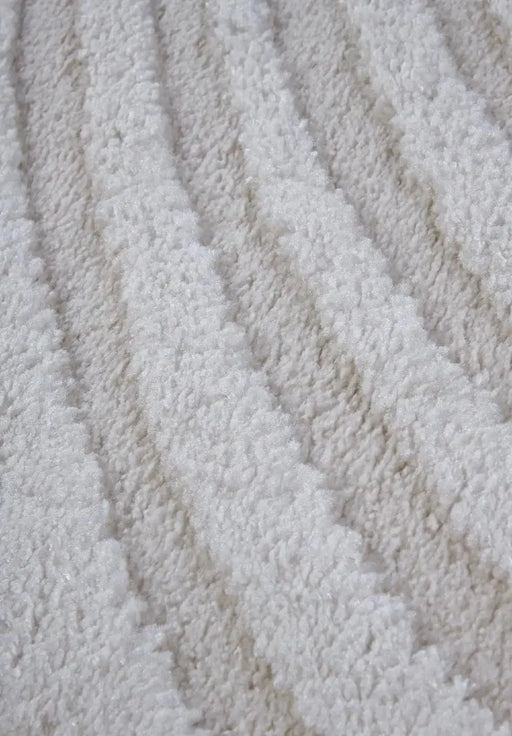 RugsDirect Online Plain/Nearly Plain Elle Gallery 106086 Cream White Rug - Woven Rugs