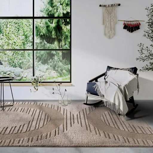 RugsDirect Online Plain/Nearly Plain Elle Gallery 106087 Beige Rug - Woven Rugs