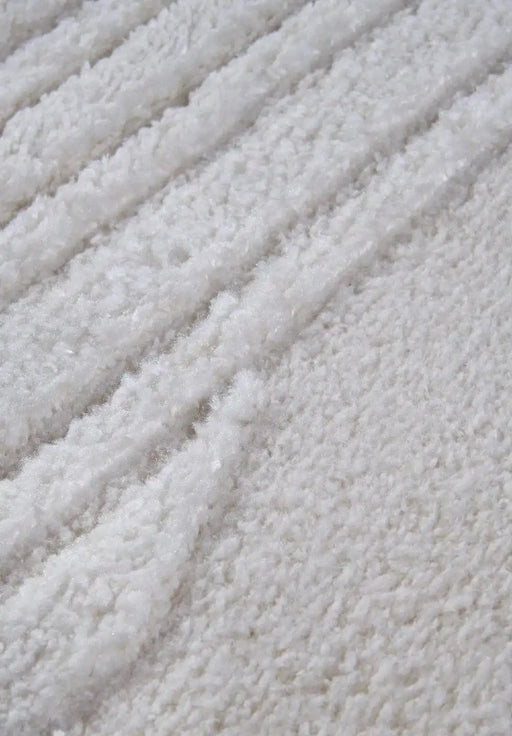 RugsDirect Online Plain/Nearly Plain Elle Gallery 106089 Cream White Rug - Woven Rugs