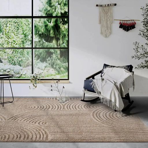 RugsDirect Online Plain/Nearly Plain Elle Gallery 106090 Beige Rug - Woven Rugs