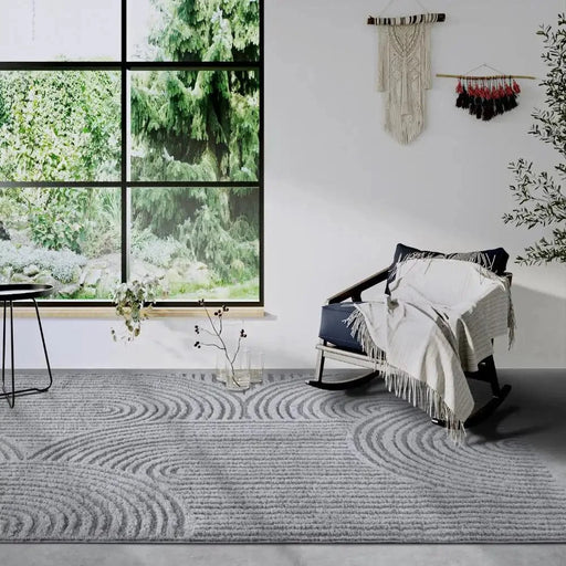 RugsDirect Online Plain/Nearly Plain Elle Gallery 106091 Light Grey Rug - Woven Rugs