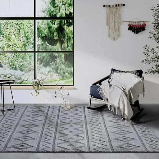 RugsDirect Online Plain/Nearly Plain Elle Gallery 106093 Light Grey Rug - Woven Rugs