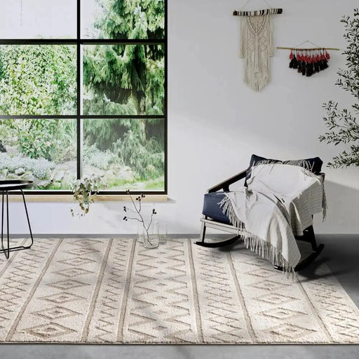 RugsDirect Online Plain/Nearly Plain Elle Gallery 106094 Beige Rug - Woven Rugs