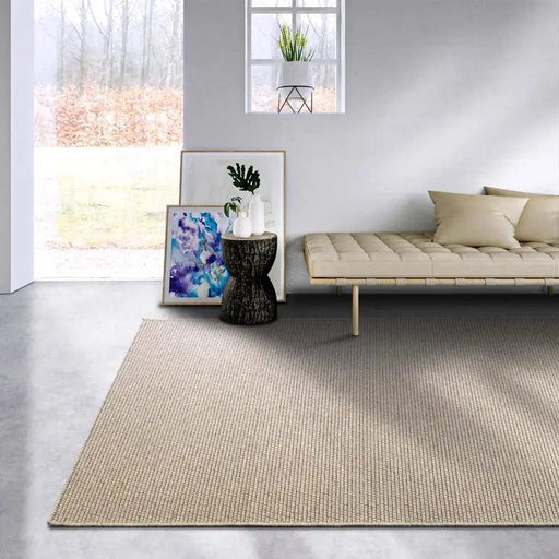 RugsDirect Online Plain/Nearly Plain 1843 106100 Natural  Beige Rug - Woven Rugs