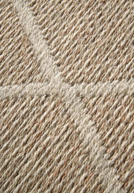 RugsDirect Online Plain/Nearly Plain 1843 106107 Natural Beige Rug - Woven Rugs
