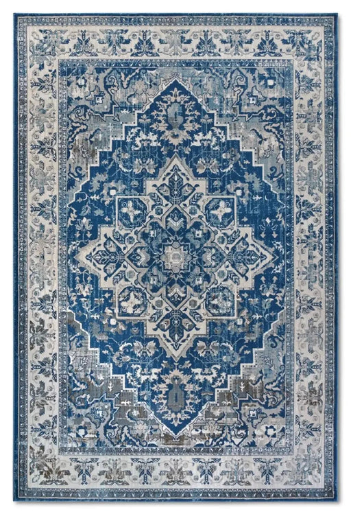 RugsDirect Online Traditional Kollektion 1869 106123 Blue Cream Rug - Woven Rugs