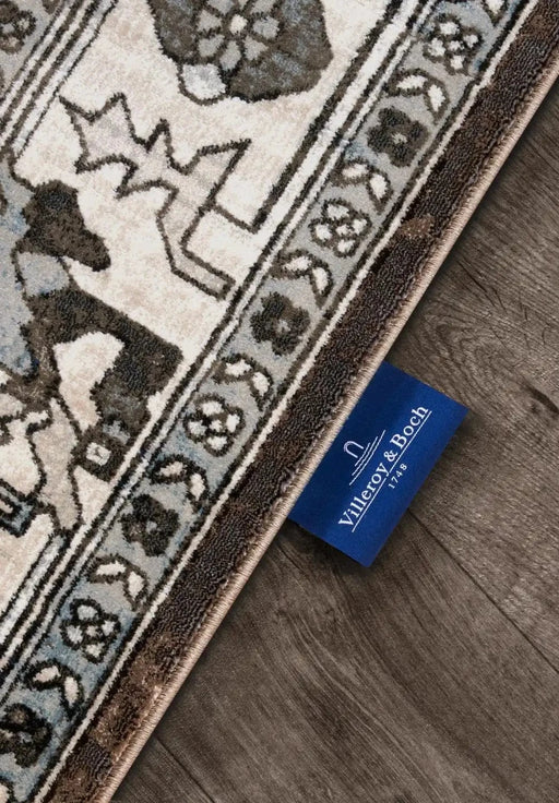 RugsDirect Online Traditional Kollektion 1869 106124 Brown Cream Rug - Woven Rugs