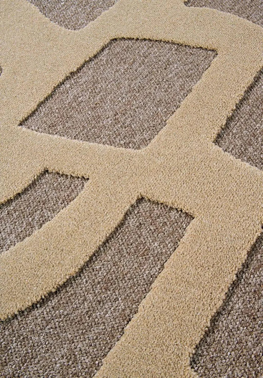RugsDirect Online Plain/Nearly Plain 1879 106142 Natural Grey Beige Rug - Woven Rugs