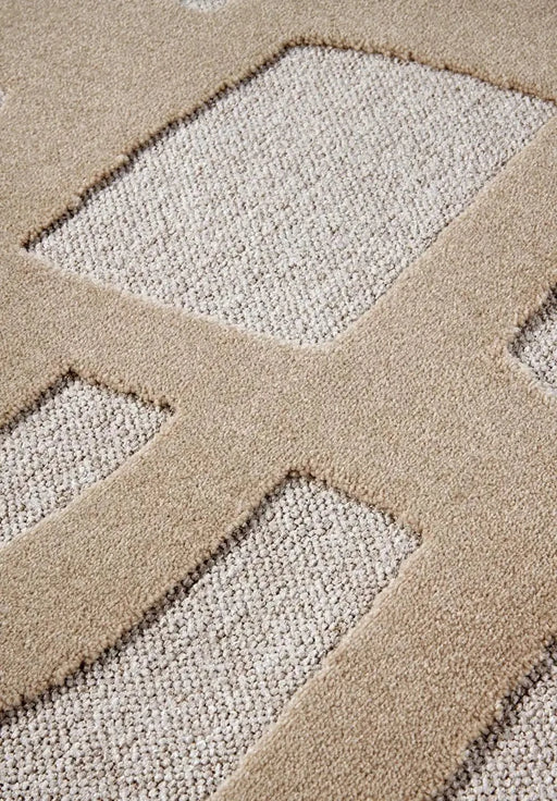 RugsDirect Online Plain/Nearly Plain 1879 106144 Cream Rug - Woven Rugs