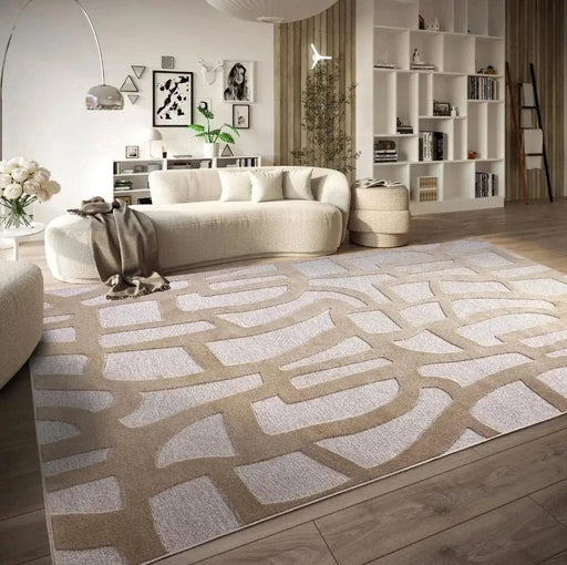 RugsDirect Online Plain/Nearly Plain 1879 106144 Cream Rug - Woven Rugs