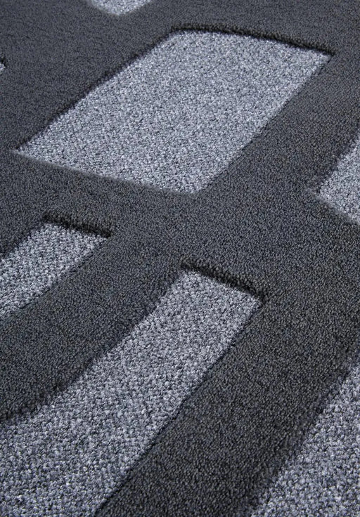 RugsDirect Online Plain/Nearly Plain 1879 106145 Anthracite Rug - Woven Rugs