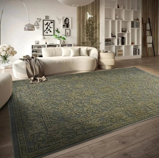 RugsDirect Online Plain/Nearly Plain 1879 106148 Jungle Green Rug - Woven Rugs