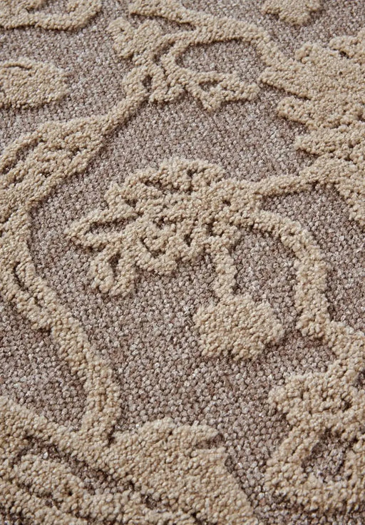 RugsDirect Online Plain/Nearly Plain 1879 106149 Natural Grey Beige Rug - Woven Rugs