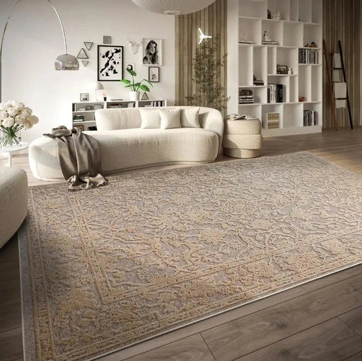 RugsDirect Online Plain/Nearly Plain 1879 106149 Natural Grey Beige Rug - Woven Rugs
