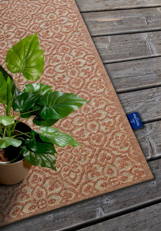 RugsDirect Online Plain/Nearly Plain 1883 Indoor Outdoor 106155 Natural Copper Rug - Woven Rugs