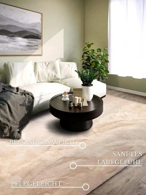 RugsDirect Online Plain/Nearly Plain 1899 Leon 106159 Cream Rug - Woven Rugs