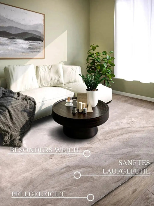 RugsDirect Online Plain/Nearly Plain 1899 Leon 106160 Light Grey Rug - Woven Rugs