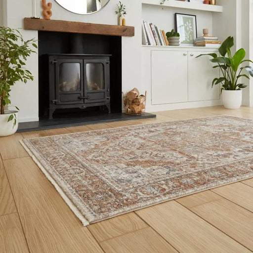 Think Rugs Rugs Vintage Think 35018 Terracotta - Woven Rugs