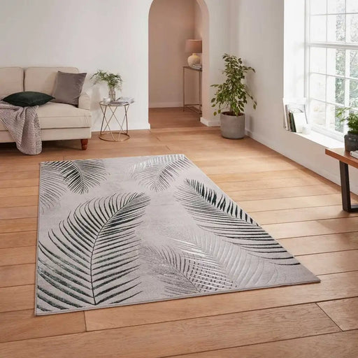 Creation 50051 Botanical Rugs in Grey Green 1