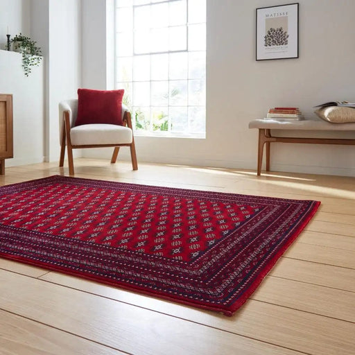 Think Rugs Rugs Dubai 62096 Red - Woven Rugs