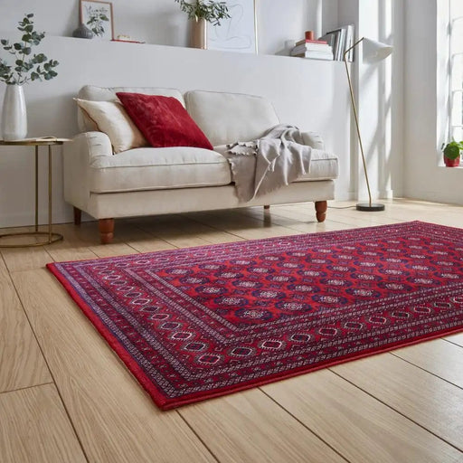 Think Rugs Rugs Dubai 62098 Red - Woven Rugs