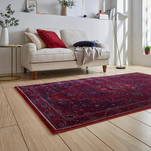 Think Rugs Rugs Dubai 62101 Red - Woven Rugs