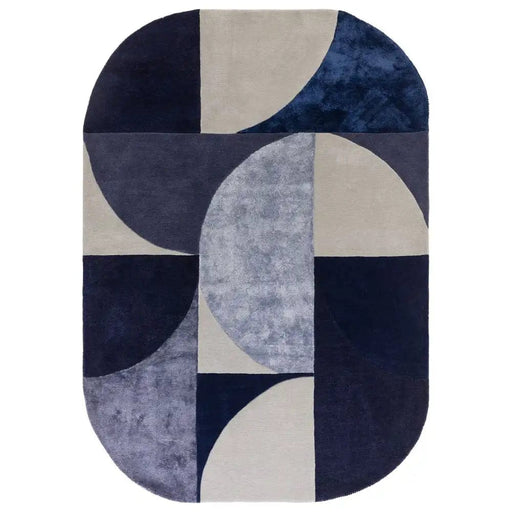 Asiatic Rugs Matrix Asiatic 74 Oval Indigo - Woven Rugs