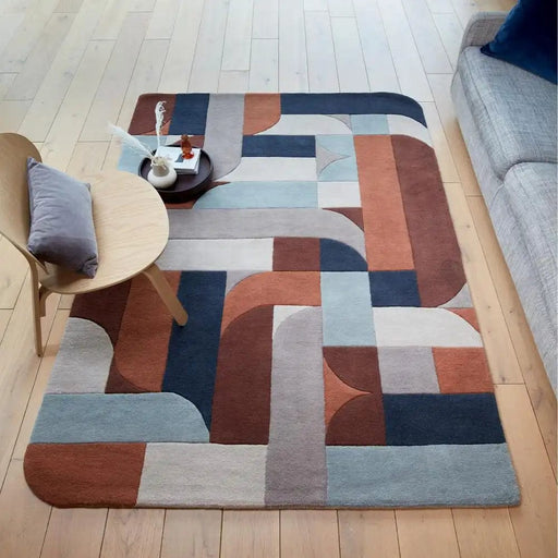 Asiatic Rugs Matrix Asiatic 88 Klotski Terracotta - Woven Rugs