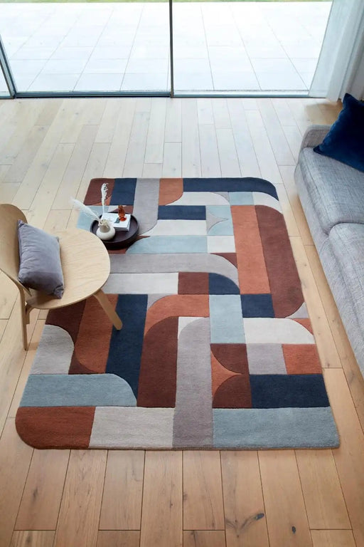 Asiatic Rugs Matrix Asiatic 88 Klotski Terracotta - Woven Rugs