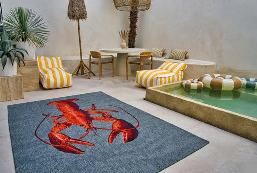 Louis de Poortere Rugs Pop by Louis 9389 Lobster Steam Red - Woven Rugs