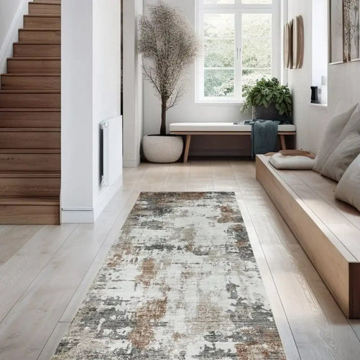 Likewise Matting Rugs Tokyo Abstract Rust - Woven Rugs