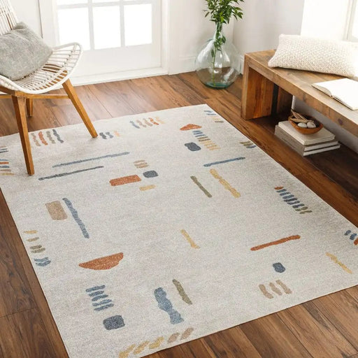 Surya Rugs Rectangle / 160 x 213cm LLL AMELIA 2313 Grey Washable 889292414340 - Woven Rugs