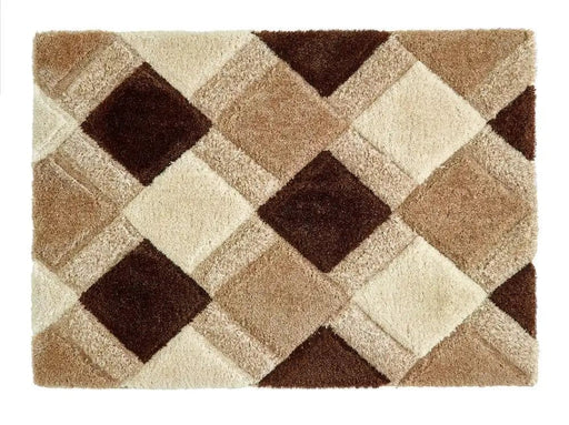 Origins Rugs 3D Geo Shaggy Beige - Woven Rugs