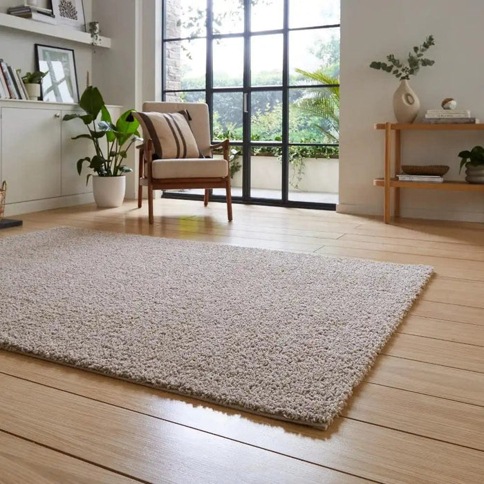 Biege Fur Rug Bali Beige — Woven Rugs