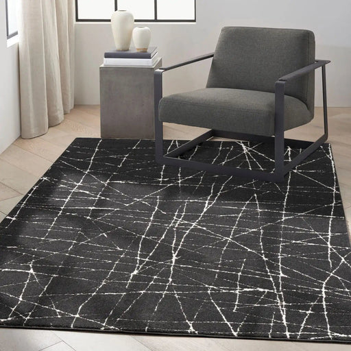 Calvin Klein Rugs CK023 Balance BLN02 Black Ivory - Woven Rugs