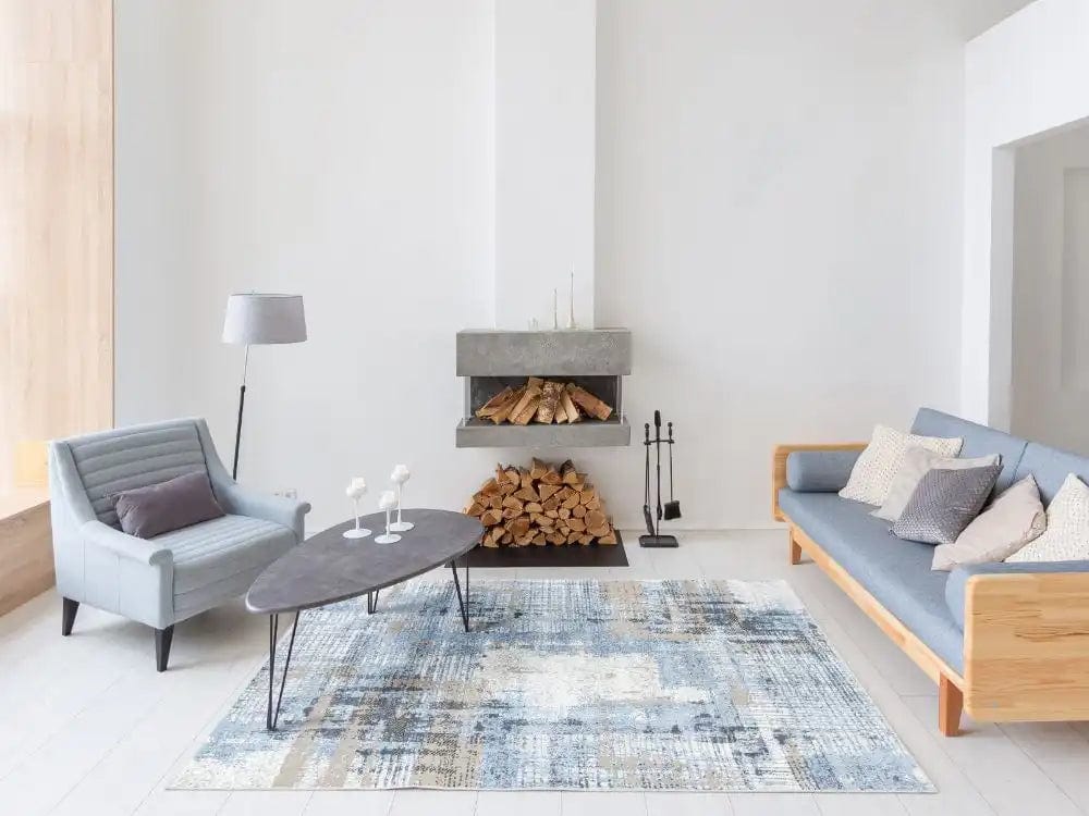 Soft Brando Azure — Woven Rugs