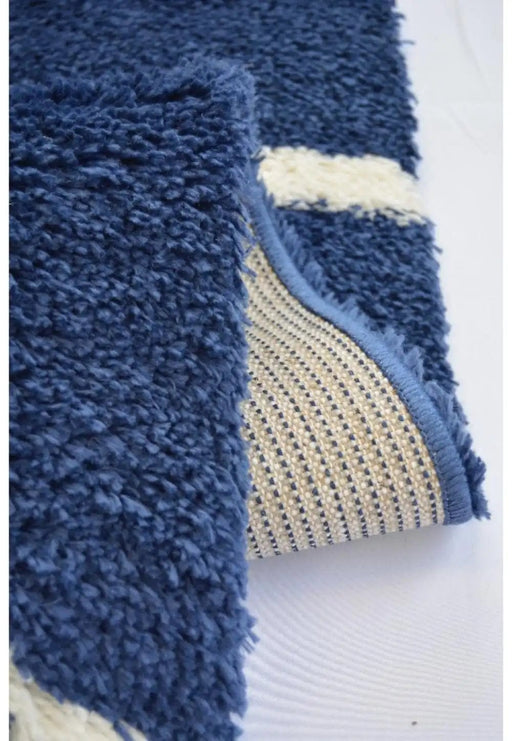 Homemaker Rugs Snug Melrose BUBBLES NAVY - Woven Rugs